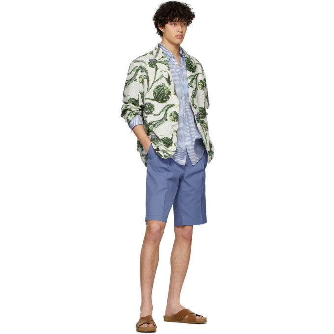 JACQUEMUS JACQUEMUS BLUE LE SHORT DE COSTUME SHORTS