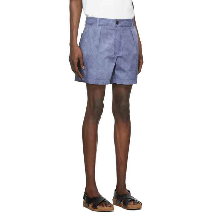 JACQUEMUS JACQUEMUS NAVY LE SHORT TENNIS SHORTS