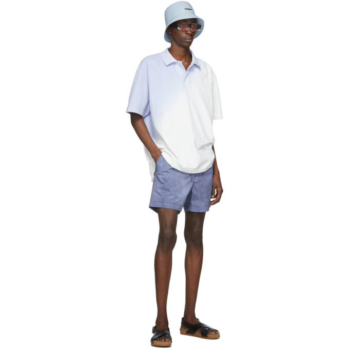 JACQUEMUS JACQUEMUS NAVY LE SHORT TENNIS SHORTS