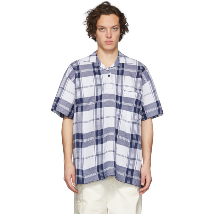 JACQUEMUS JACQUEMUS BLUE LE POLO TORCHON POLO