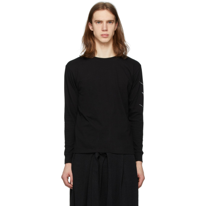 YOHJI YAMAMOTO BLACK NEW ERA EDITION LONG SLEEVE T-SHIRT