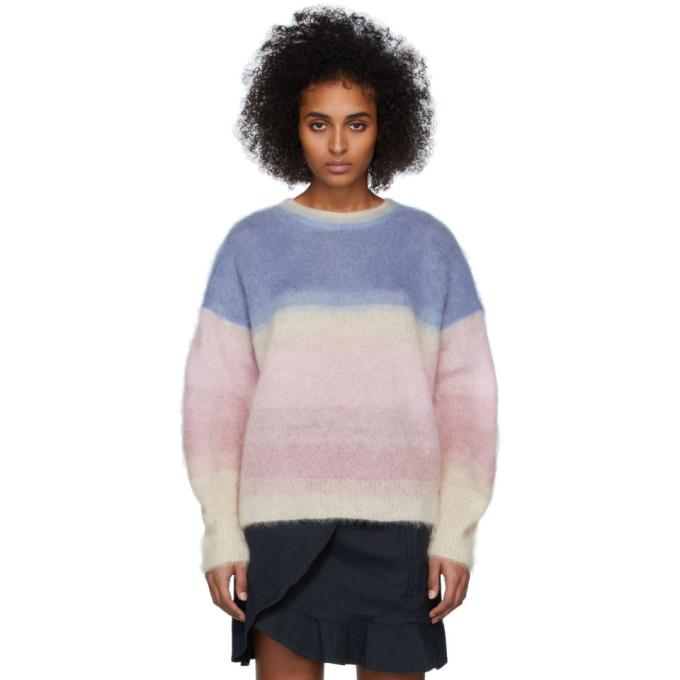 Click to view more detailed imagery on our partner's website Etoile Isabel Marant Isabel Marant Etoile Multicolor Drussell Sweater In 30bu Blue