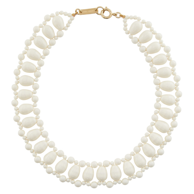 ISABEL MARANT ISABEL MARANT WHITE MALAWI NECKLACE