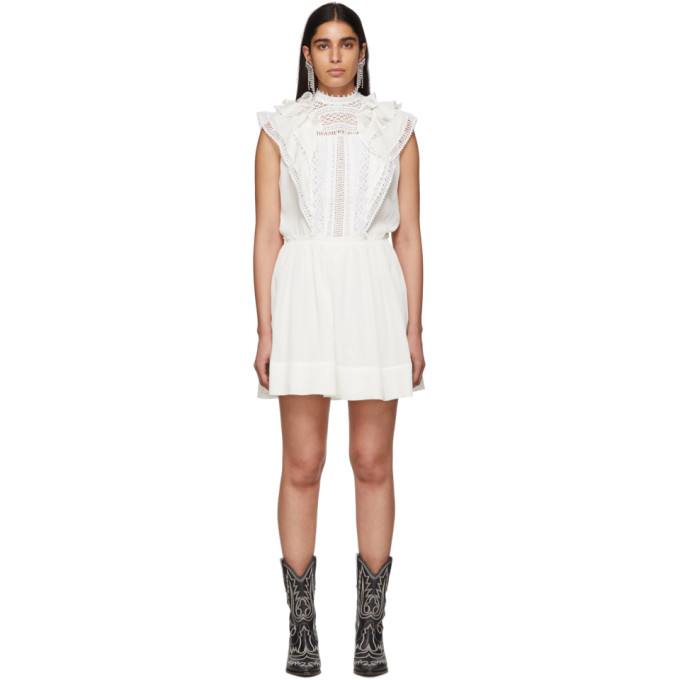 ISABEL MARANT ISABEL MARANT WHITE IANELIA DRESS