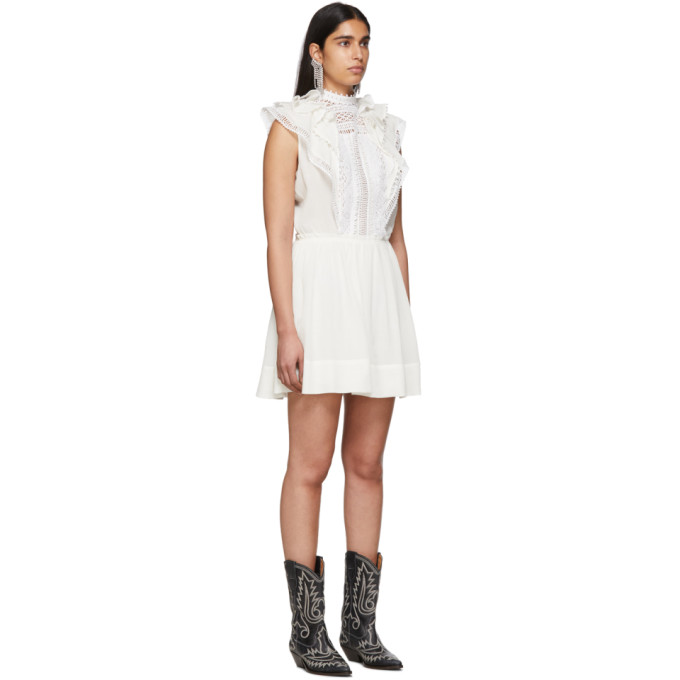 ISABEL MARANT ISABEL MARANT WHITE IANELIA DRESS