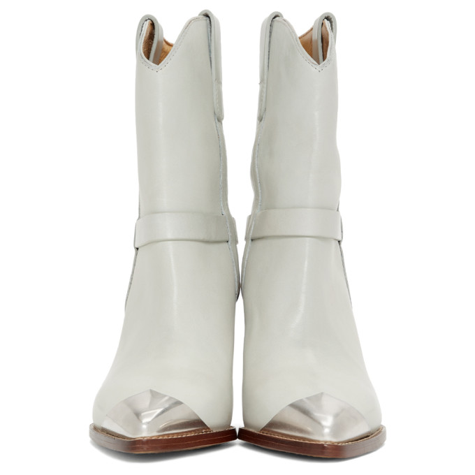 isabel marant lamsy boot chalk