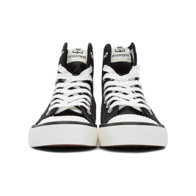 ISABEL MARANT BLACK BENKEEN SNEAKERS