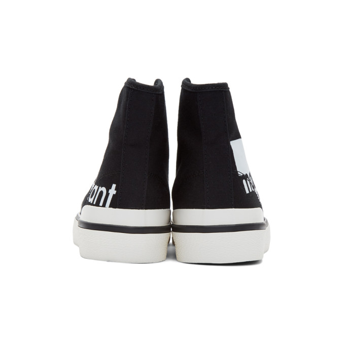 ISABEL MARANT BLACK BENKEEN SNEAKERS