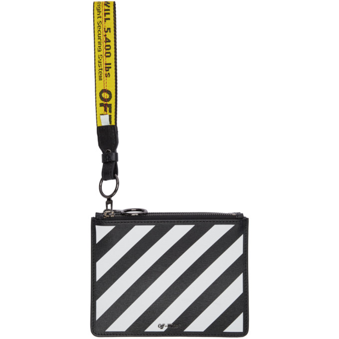 OFF-WHITE OFF-WHITE BLACK DIAG POUCH