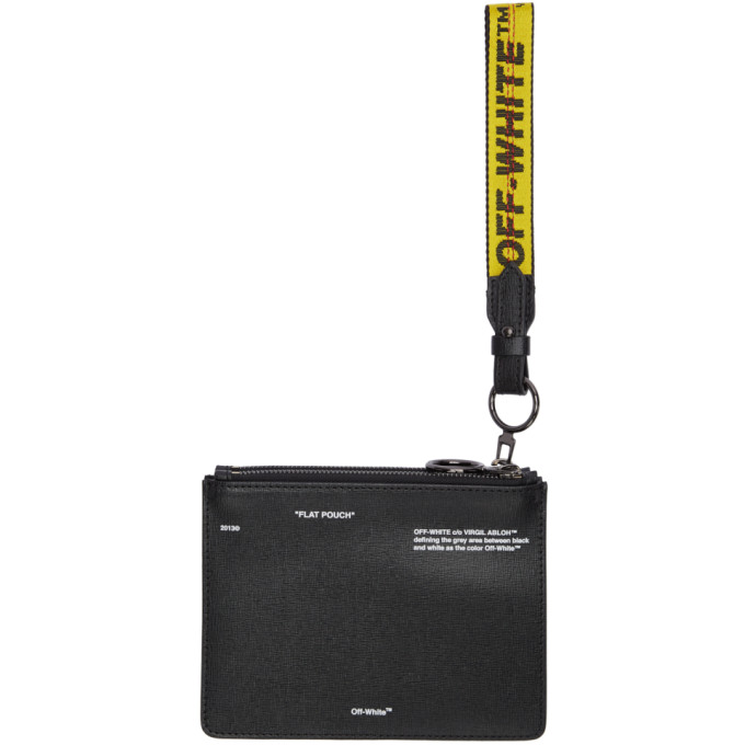 OFF-WHITE OFF-WHITE BLACK DIAG POUCH