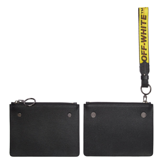 OFF-WHITE OFF-WHITE BLACK DIAG POUCH
