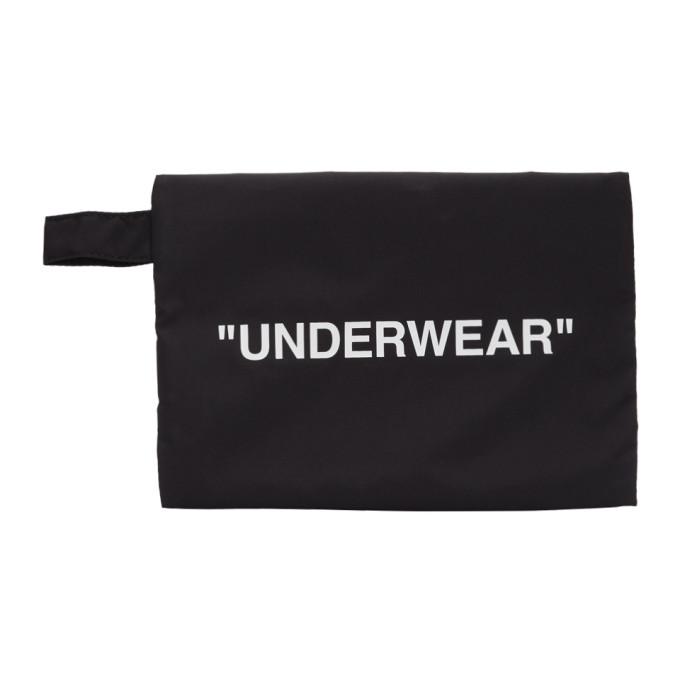 OFF-WHITE OFF-WHITE 黑色“UNDERWEAR”手袋