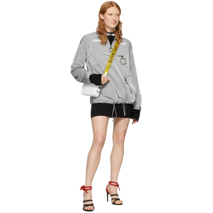 OFF-WHITE OFF-WHITE BLACK INDUSTRIAL MINI DRESS