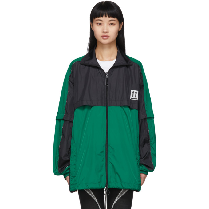 OFF-WHITE OFF-WHITE GREEN AND BLACK RIVER TRAIL JACKET