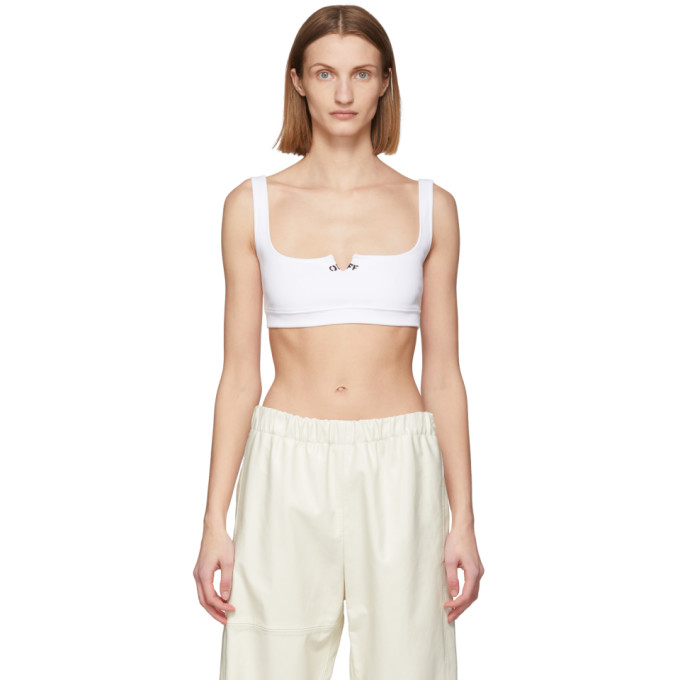 OFF-WHITE OFF-WHITE WHITE RIB TANK TOP
