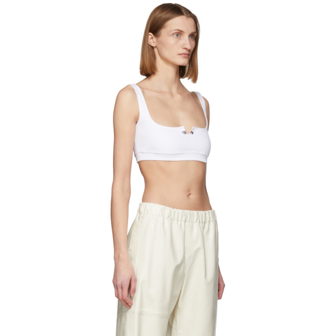 OFF-WHITE OFF-WHITE WHITE RIB TANK TOP