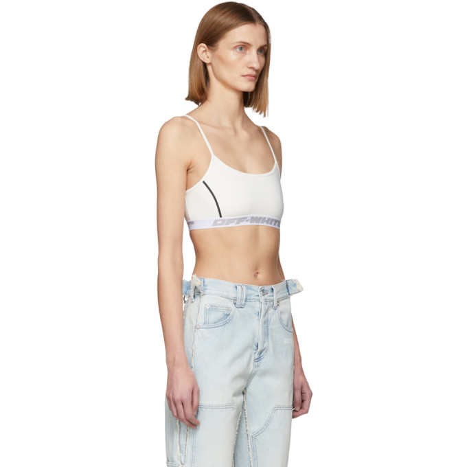 OFF-WHITE OFF-WHITE WHITE OFF ACTIVE BRA