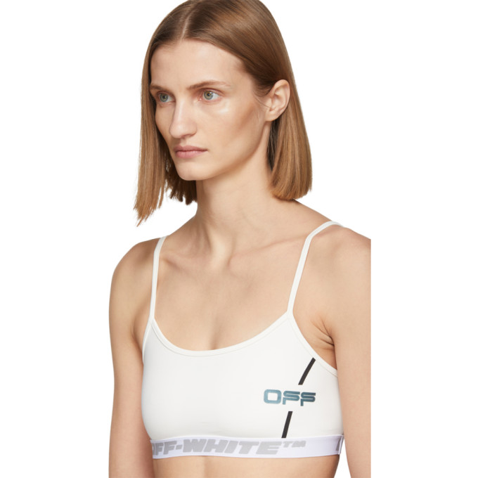 OFF-WHITE OFF-WHITE WHITE OFF ACTIVE BRA