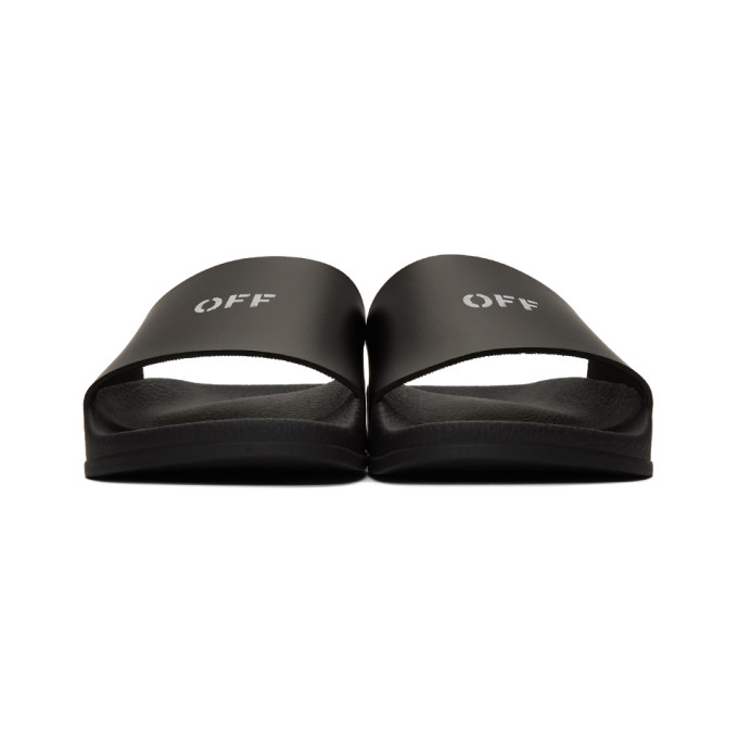 OFF-WHITE Black 'Off' Stamp Slides