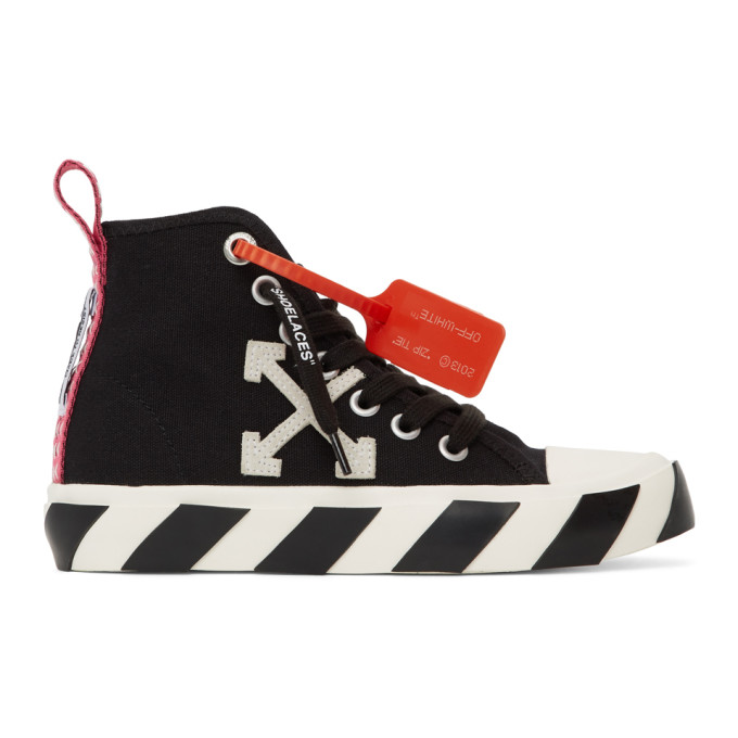 OFF-WHITE OFF-WHITE BLACK AND WHITE ARROWS MID-TOP trainers