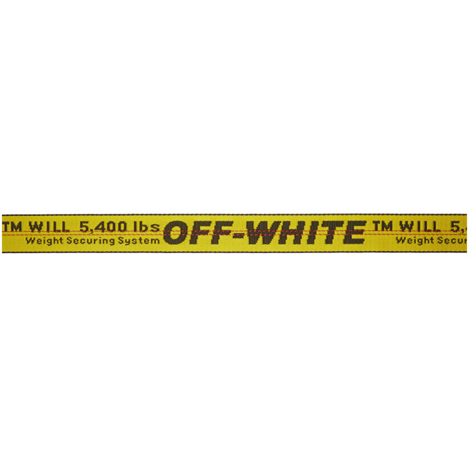 OFF-WHITE OFF-WHITE YELLOW INDUSTRIAL BELT