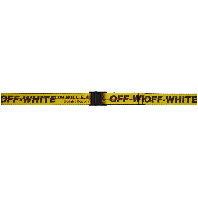 OFF-WHITE YELLOW MINI INDUSTRIAL BELT