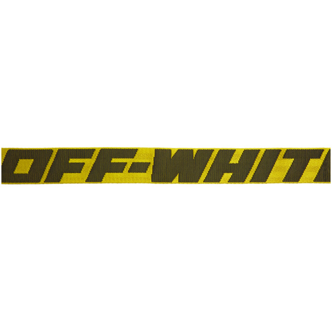 OFF-WHITE OFF-WHITE YELLOW AND BLACK 2.0 INDUSTRIAL BELT