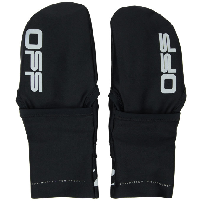 OFF-WHITE OFF-WHITE BLACK TOUCHSCREEN GLOVES