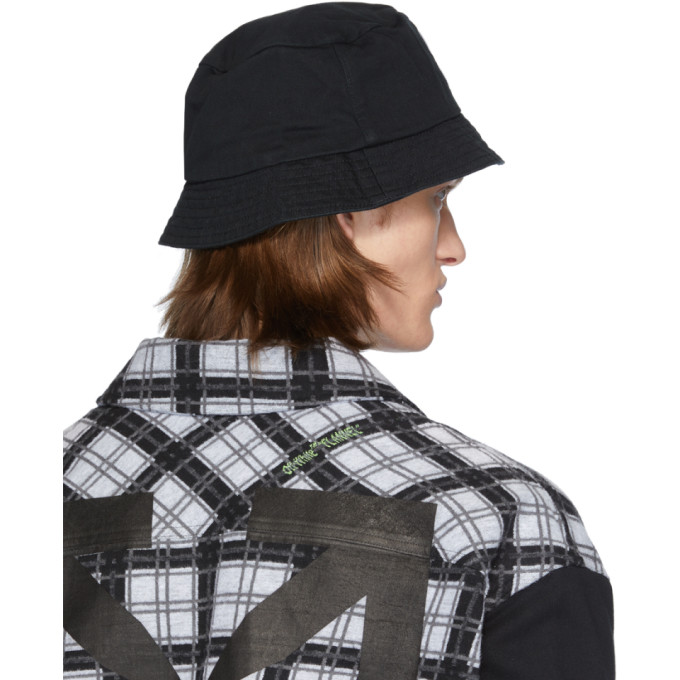 OFF-WHITE Black & White Arrows Bucket Hat