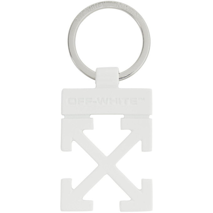 OFF-WHITE OFF-WHITE WHITE ARROWS KEYCHAIN