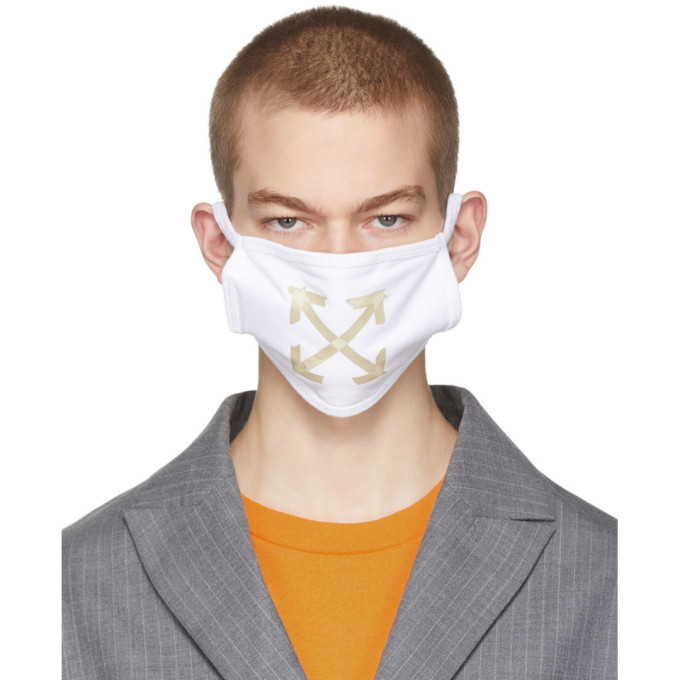 OFF-WHITE OFF-WHITE WHITE ARROWS FACE MASK