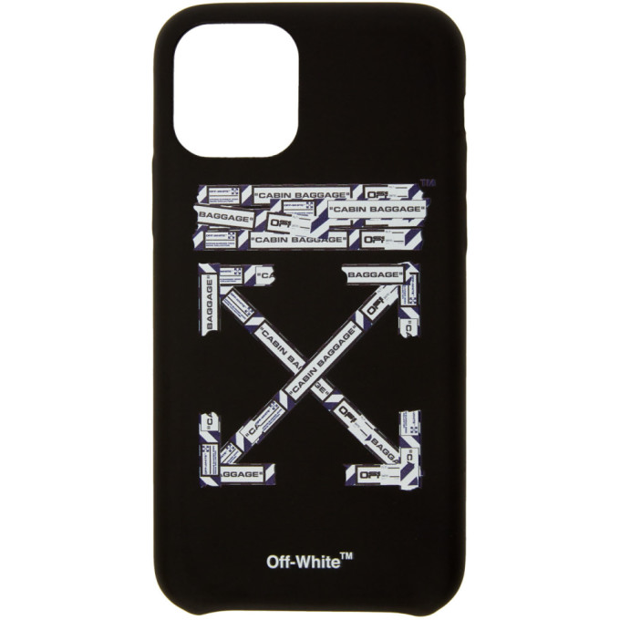 Off White Black Airport Tape Iphone 11 Pro Case In 1088 Blkmul