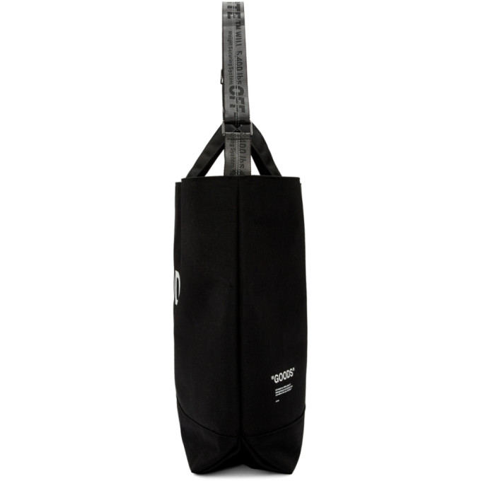 OFF-WHITE OFF-WHITE BLACK QUOTE TOTE