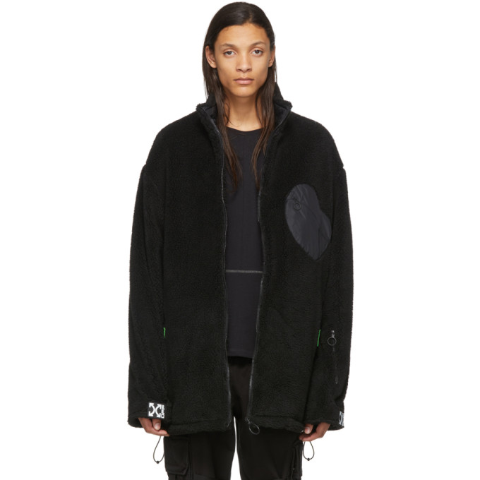 OFF-WHITE OFF-WHITE BLACK FLEECE EQUIPMENT JACKET