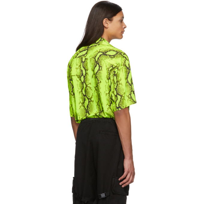 OFF-WHITE Yellow Snake Holiday Shirt
