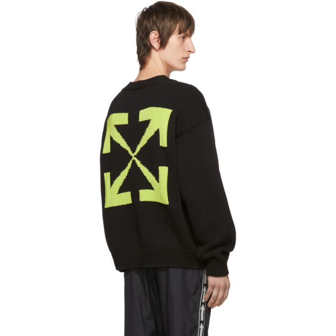 OFF-WHITE Black & Green Harry The Rabbit Sweater