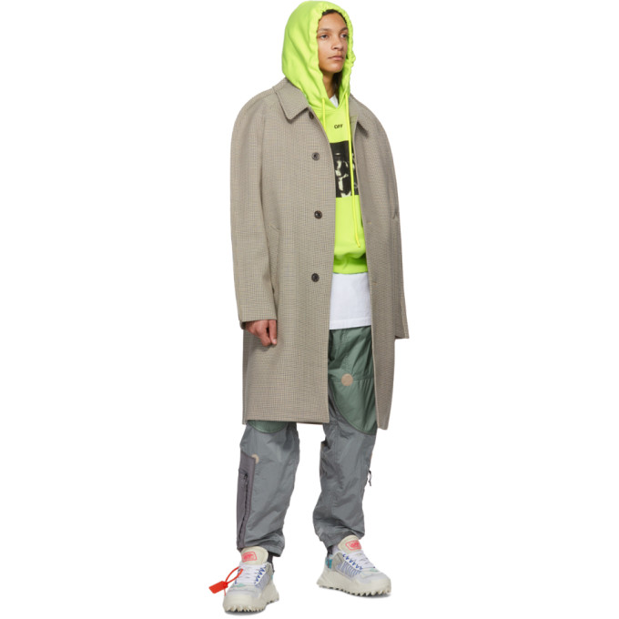OFF-WHITE OFF-WHITE YELLOW SPRAY PAINT OVER HOODIE