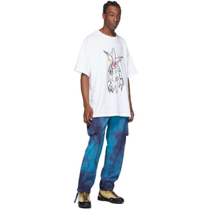 OFF-WHITE OFF-WHITE WHITE FUTURA ALIEN T-SHIRT