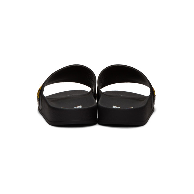 OFF-WHITE Black Industrial Slides