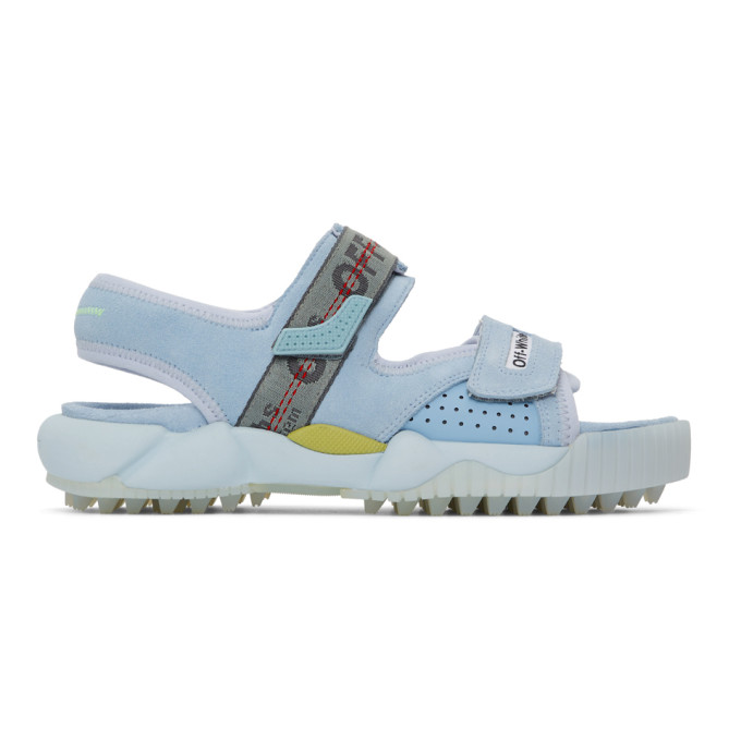 OFF-WHITE OFF-WHITE BLUE ODDSY MINIMAL TREKKING SANDALS