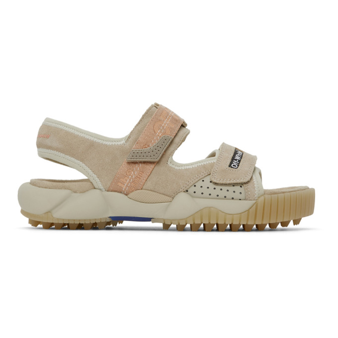 OFF-WHITE OFF-WHITE BEIGE ODDSY MINIMAL TREKKING SANDALS