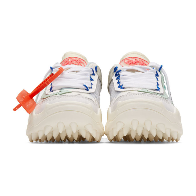 OFF-WHITE White & Blue Odsy-1000 Sneakers