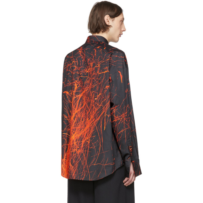 JOHNLAWRENCESULLIVAN JOHNLAWRENCESULLIVAN BLACK SPARKS LONG SLEEVE SHIRT