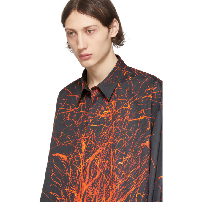 JOHNLAWRENCESULLIVAN JOHNLAWRENCESULLIVAN BLACK SPARKS LONG SLEEVE SHIRT