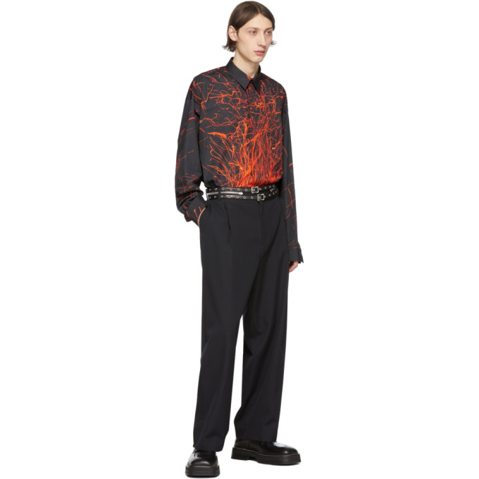 JOHNLAWRENCESULLIVAN JOHNLAWRENCESULLIVAN BLACK SPARKS LONG SLEEVE SHIRT