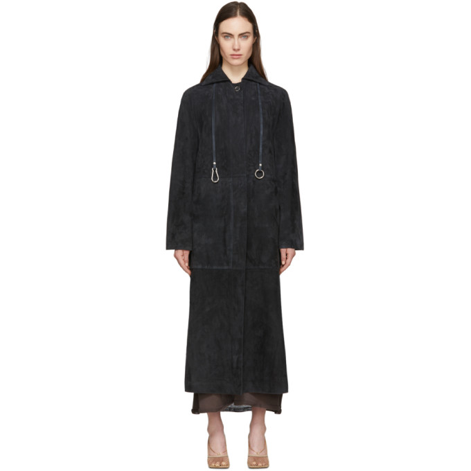 LEMAIRE LEMAIRE BLACK SUEDE JACKET