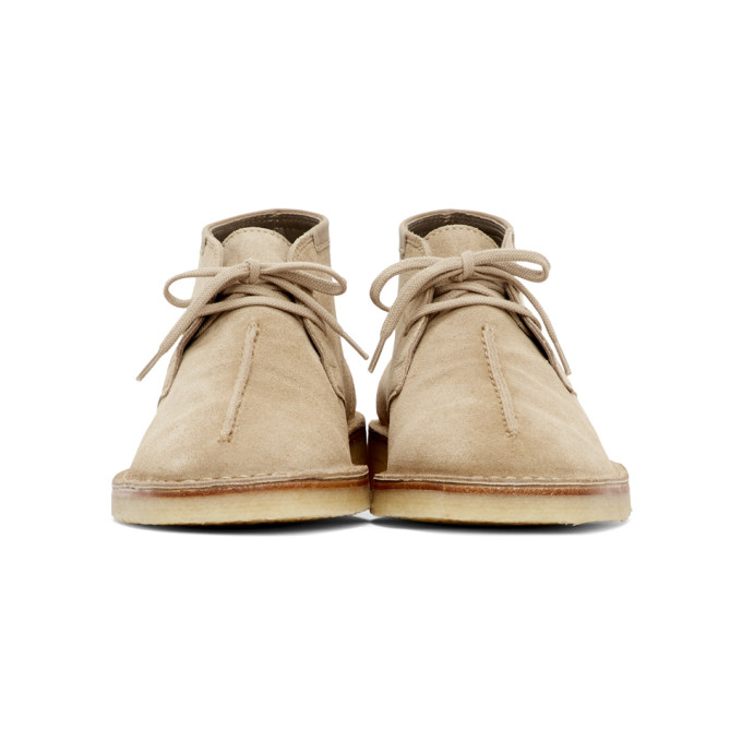LEMAIRE LEMAIRE TAUPE SUEDE DESERT BOOTS