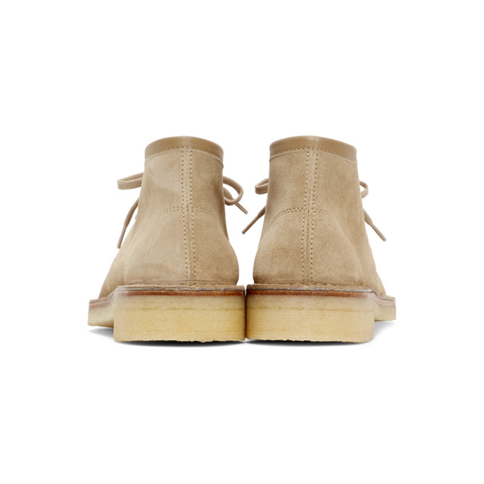 LEMAIRE LEMAIRE TAUPE SUEDE DESERT BOOTS