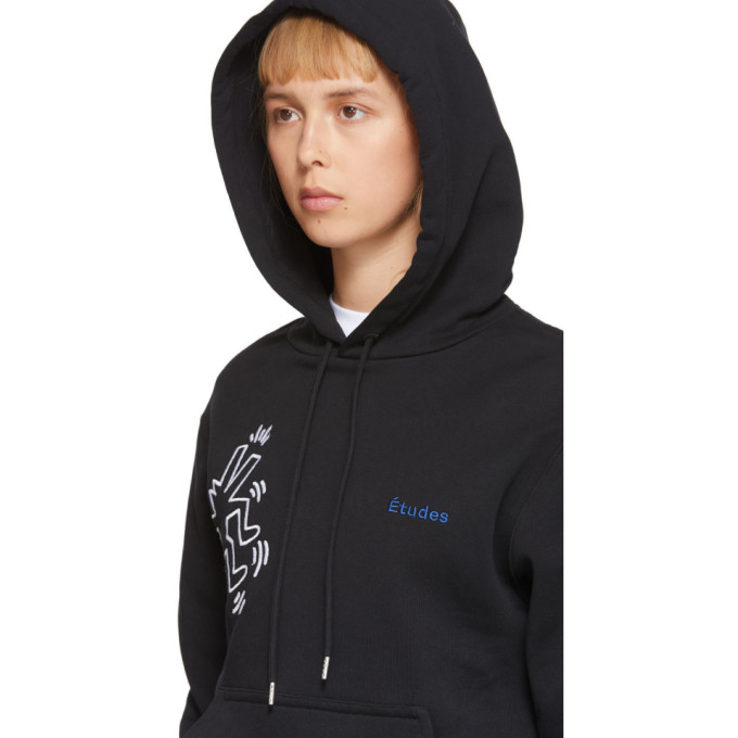 ETUDES STUDIO ETUDES BLACK KEITH HARING EDITION KLEIN HOODIE