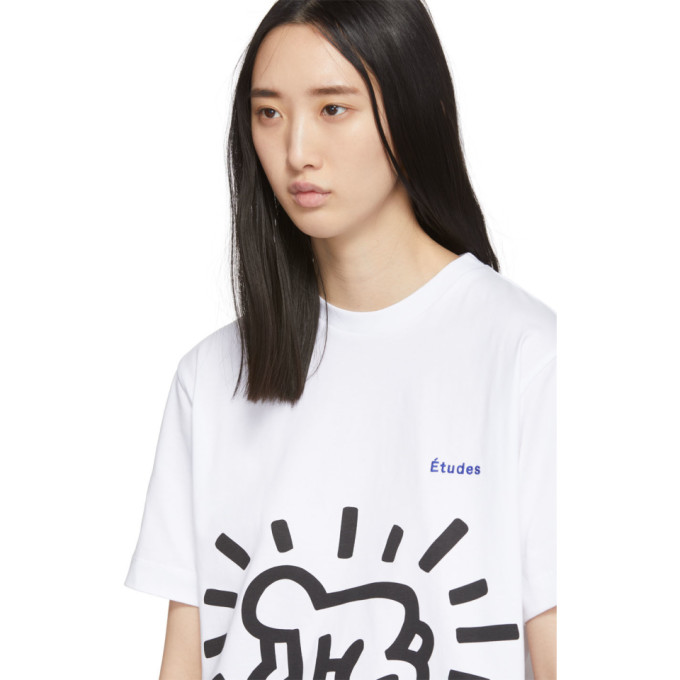 ETUDES STUDIO ETUDES WHITE KEITH HARING EDITION WONDER T-SHIRT
